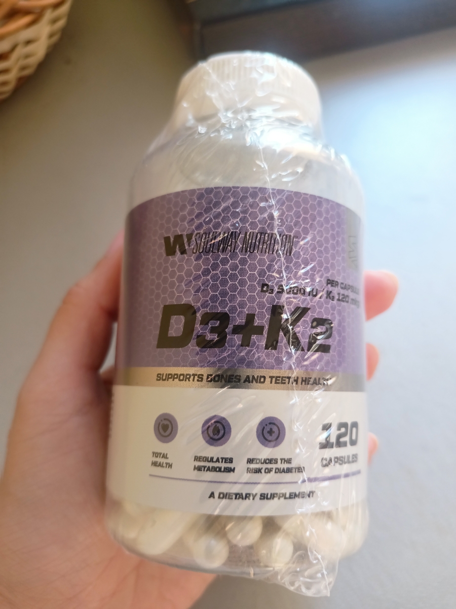 Фото покупателя №1077 из 1080: Витамин D3 + K2 5000 ME Soul Way 120 капсул, холекальциферол и менахинон, витамин д3 к2, для костей и сосудов, для иммунитета, для женщин и мужчин, БАД, для здоровья, витамины, для профилактики, отзыв на 5 из 5, Ozon, 25 июля 2024