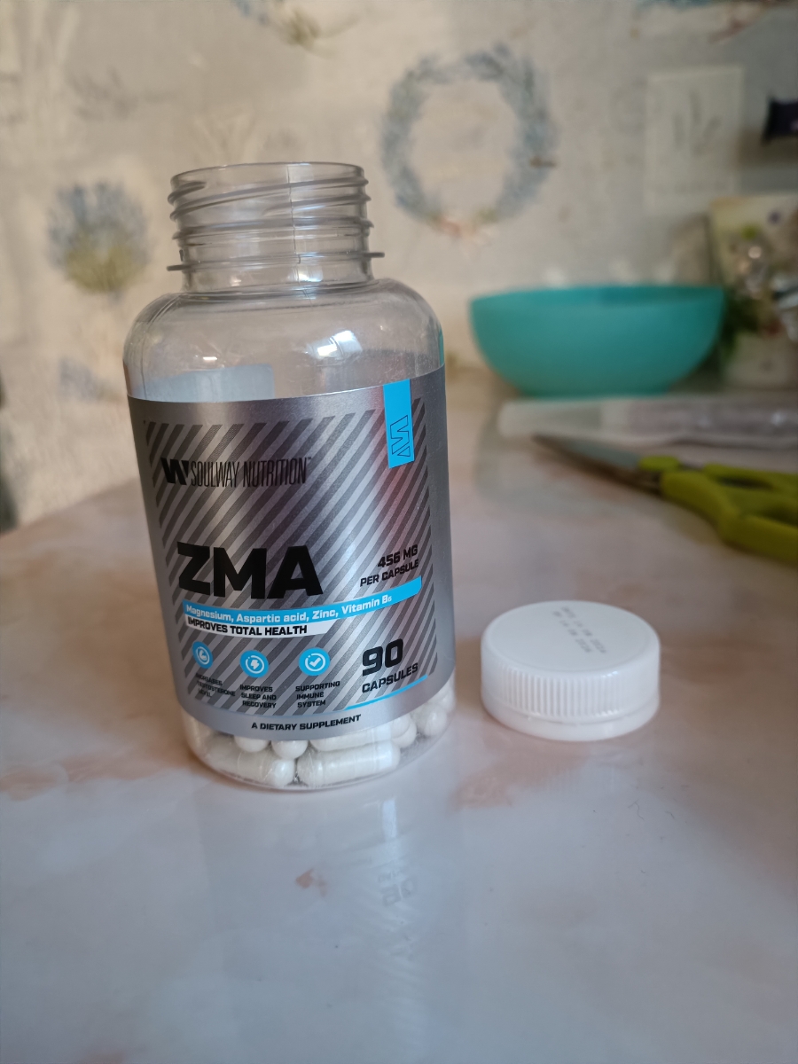Фото покупателя №79 из 88: ZMA комплекс бустер тестостерона, цинк магний B6, для мужчин, 456 мг Soul Way 90 капсул,, отзыв на 5 из 5, Ozon, 19 октября 2024