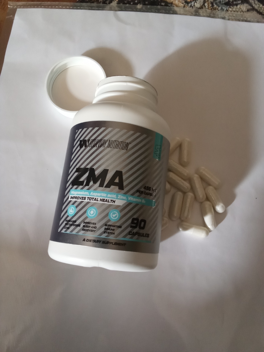 Фото покупателя №62 из 88: ZMA комплекс бустер тестостерона, цинк магний B6, для мужчин, 456 мг Soul Way 90 капсул,, отзыв на 4 из 5, Ozon, 22 декабря 2024