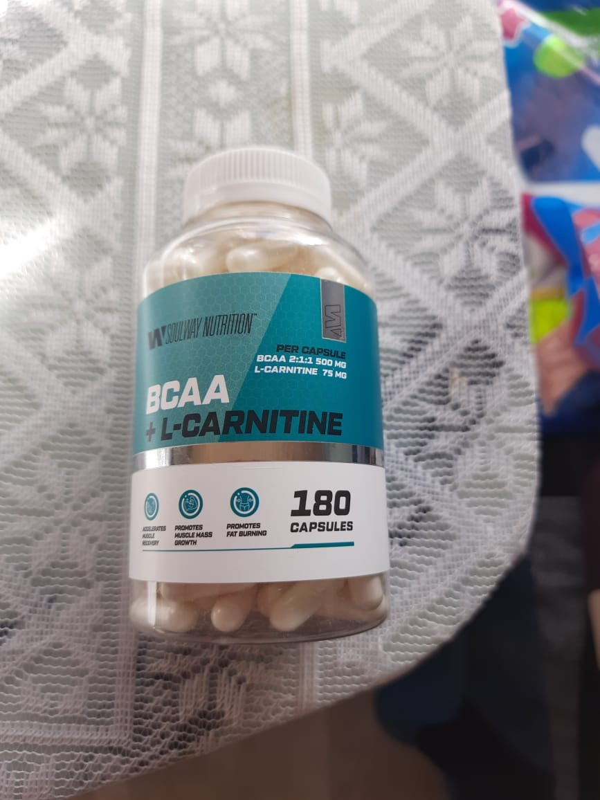 Фото покупателя №19 из 51: BCAA + L-карнитин Soul Way 180 капсул, аминокислоты для сушки и рельефа, спортивное питание, для похудения, для выносливости, жиросжигатель, для мужчин и женщин, для тренировок, аминокислоты для мышц, отзыв на 5 из 5, Ozon, 24 марта 2025