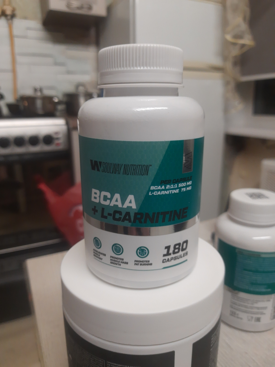 Фото покупателя №9 из 51: BCAA + L-карнитин Soul Way 180 капсул, аминокислоты для сушки и рельефа, спортивное питание, для похудения, для выносливости, жиросжигатель, для мужчин и женщин, для тренировок, аминокислоты для мышц, отзыв на 5 из 5, Ozon, 16 февраля 2026