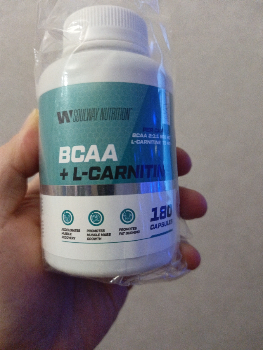 Фото покупателя №6 из 51: BCAA + L-карнитин Soul Way 180 капсул, аминокислоты для сушки и рельефа, спортивное питание, для похудения, для выносливости, жиросжигатель, для мужчин и женщин, для тренировок, аминокислоты для мышц, отзыв на 5 из 5, Ozon, 23 февраля 2026