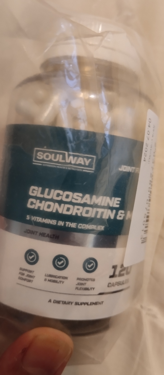 Фото покупателя №545 из 995: Глюкозамин хондроитин MSM Soul Way 180 капсул, для суставов и связок, хондропротектор, отзыв на 5 из 5, Ozon, 22 июля 2024
