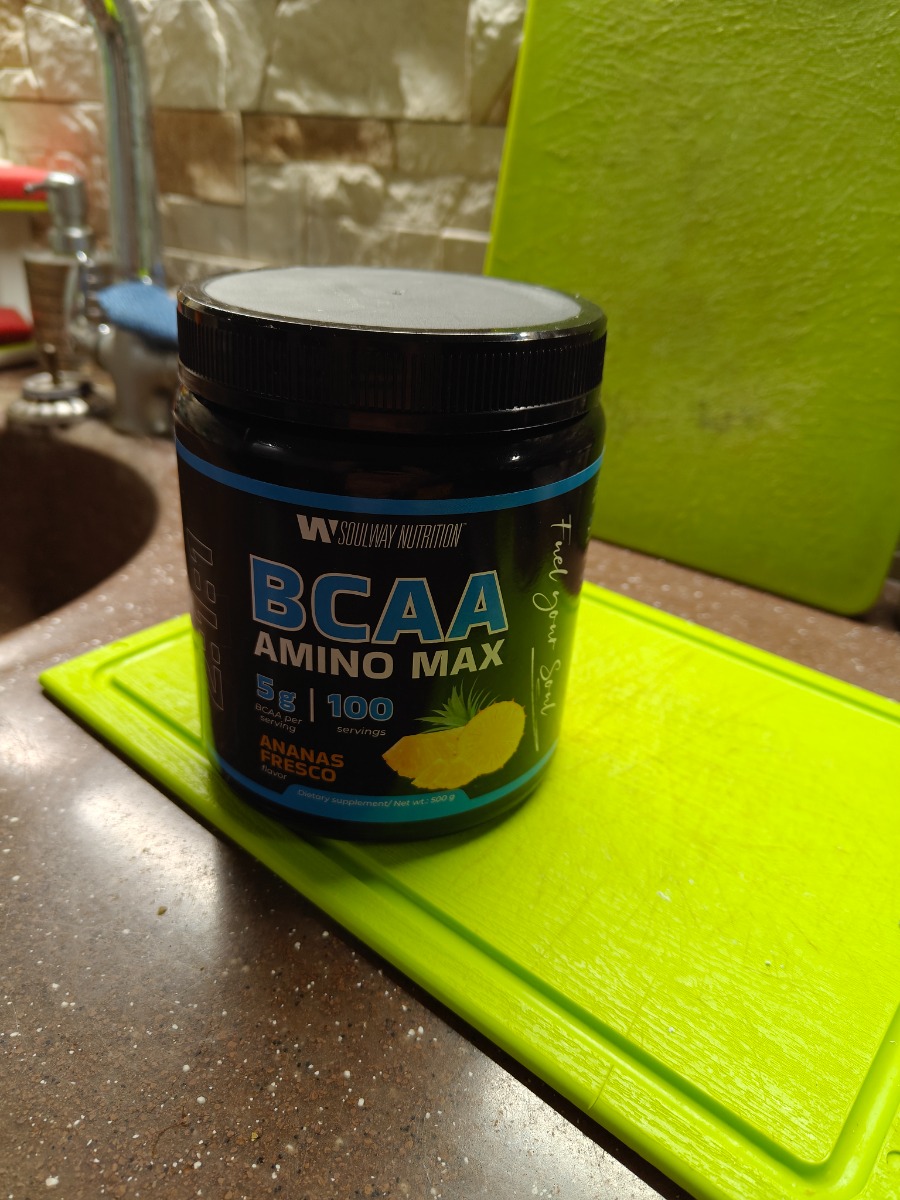 Фото покупателя №78 из 87: BCAA аминокислоты Ананас Soul Way 500 г, спортивное питание бцаа для набора мышечной массы, для восстановления после тренировки, аминокислоты для мышц, для выносливости, для тренировок, для мужчин, отзыв на 5 из 5, Ozon, 16 января 2024