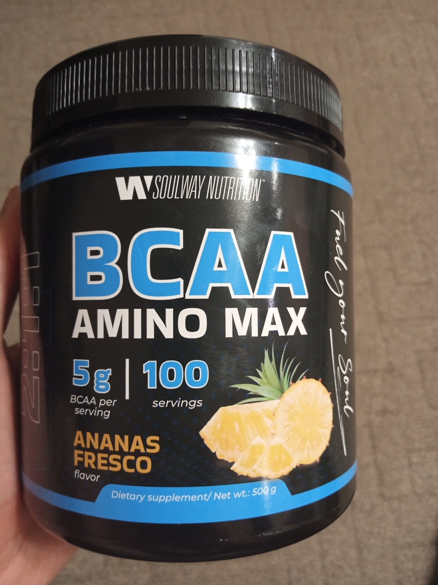 Фото покупателя №75 из 87: BCAA аминокислоты Ананас Soul Way 500 г, спортивное питание бцаа для набора мышечной массы, для восстановления после тренировки, аминокислоты для мышц, для выносливости, для тренировок, для мужчин, отзыв на 5 из 5, Ozon, 20 января 2024