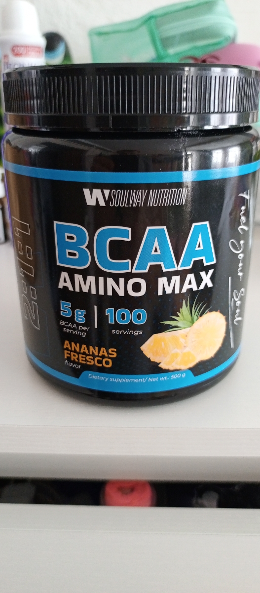 Фото покупателя №68 из 87: BCAA аминокислоты Ананас Soul Way 500 г, спортивное питание бцаа для набора мышечной массы, для восстановления после тренировки, аминокислоты для мышц, для выносливости, для тренировок, для мужчин, отзыв на 5 из 5, Ozon, 24 февраля 2024