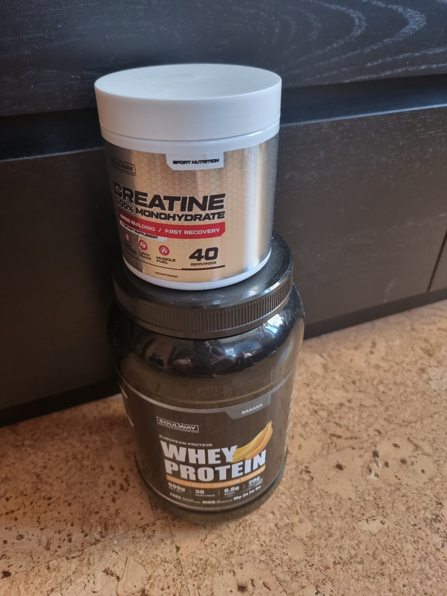 Фото покупателя №815 из 818: Протеин сывороточный 900 г банан, креатин моногидрат 200 г, рост мышечной массы, отзыв на 5 из 5, Ozon, 23 апреля 2023