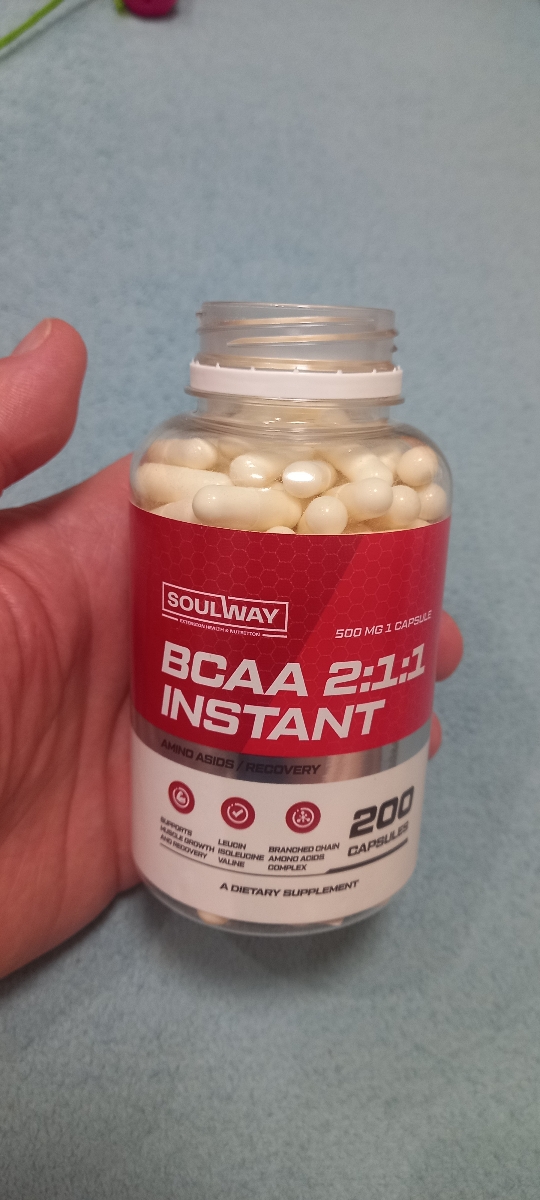 Фото покупателя №59 из 208: BCAA аминокислоты для набора мышечной массы 180 капсул, отзыв на 5 из 5, Ozon, 2 марта 2024