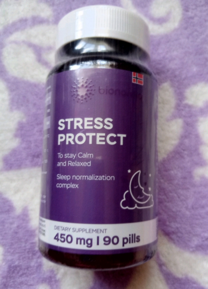 Фото покупателя №403 из 553: Антистресс комплекс для сна, природный антидепрессант, Stress Protect 450 мг 90 капсул,, отзыв на 4 из 5, Ozon, 9 июля 2024