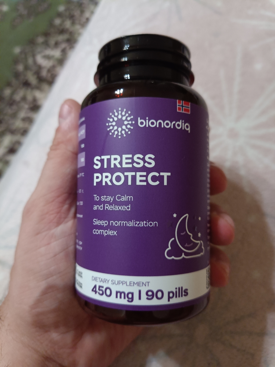 Фото покупателя №305 из 553: Антистресс комплекс для сна, природный антидепрессант, Stress Protect 450 мг 90 капсул,, отзыв на 5 из 5, Ozon, 16 июля 2024