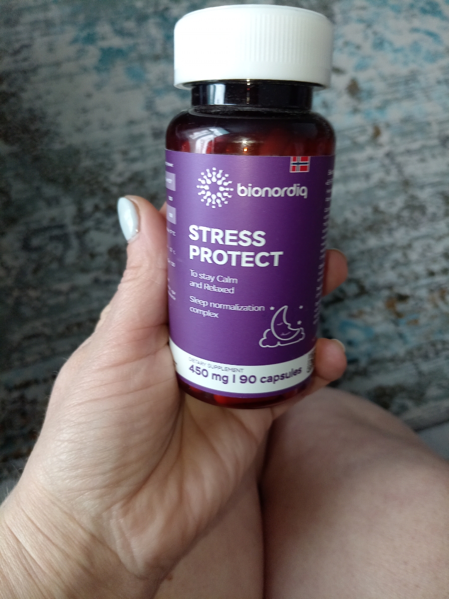 Фото покупателя №16 из 553: Антистресс комплекс для сна, природный антидепрессант, Stress Protect 450 мг 90 капсул,, отзыв на 5 из 5, Ozon, 13 февраля 2026