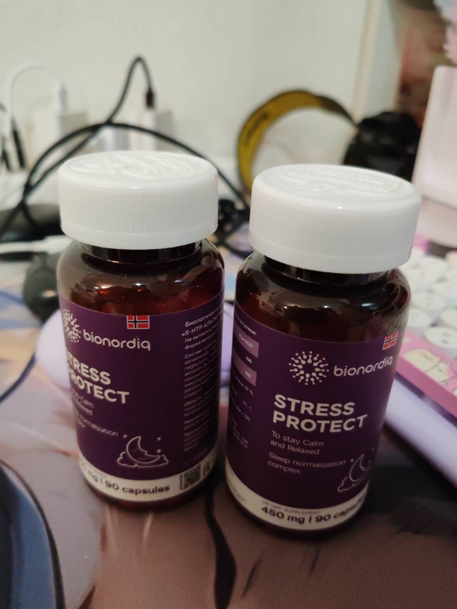 Фото покупателя №14 из 553: Антистресс комплекс для сна, природный антидепрессант, Stress Protect 450 мг 90 капсул,, отзыв на 5 из 5, Ozon, 16 февраля 2026