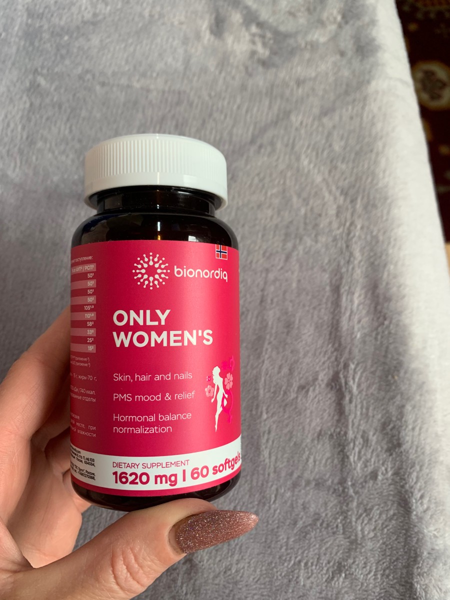 Фото покупателя №384 из 401: Витамины для женщин Only Womens bionordiq 1020 мг 60 капсул, женское здоровье, для красоты и здоровья,, отзыв на 5 из 5, Ozon, 23 июня 2024