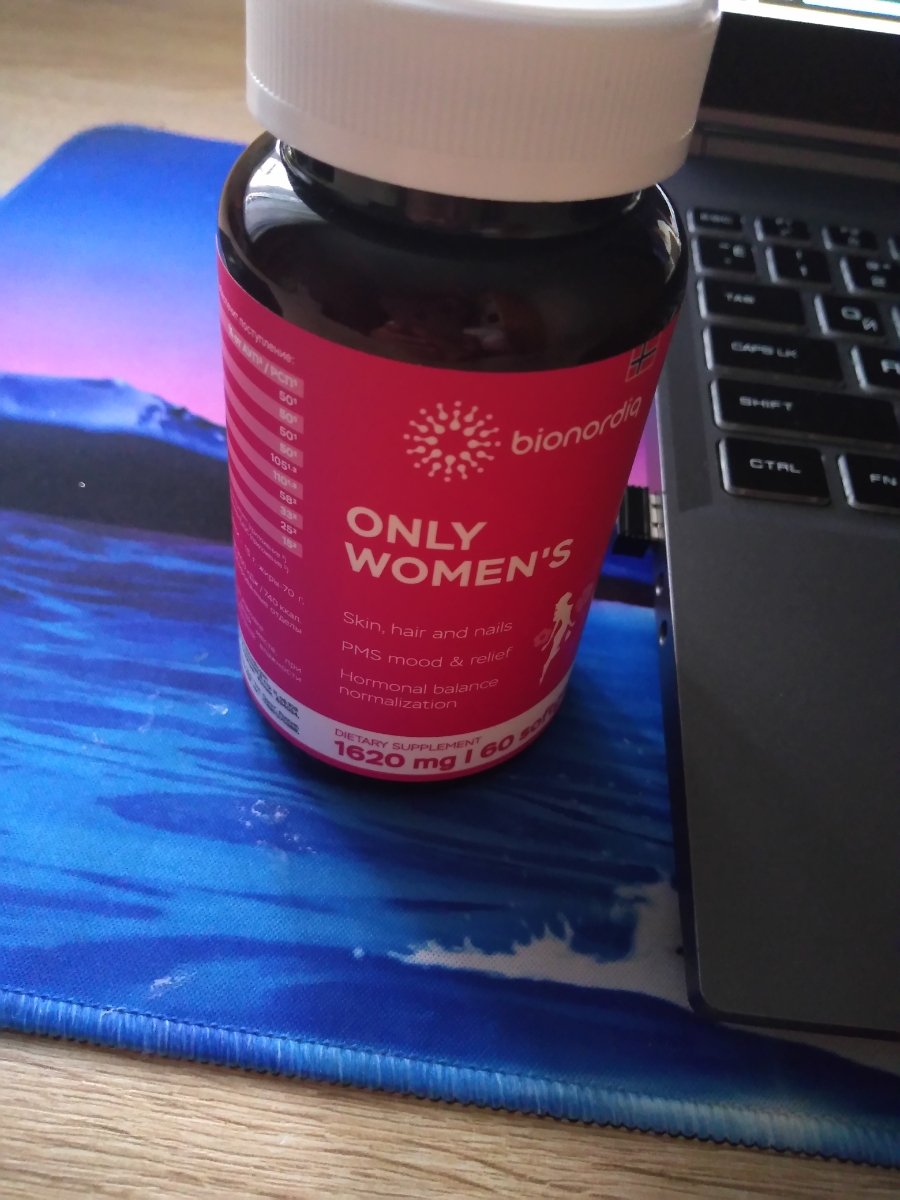 Фото покупателя №380 из 401: Витамины для женщин Only Womens bionordiq 1020 мг 60 капсул, женское здоровье, для красоты и здоровья,, отзыв на 4 из 5, Ozon, 23 июня 2024