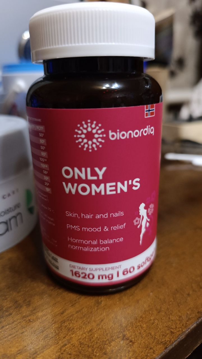 Фото покупателя №376 из 401: Витамины для женщин Only Womens bionordiq 1020 мг 60 капсул, женское здоровье, для красоты и здоровья,, отзыв на 4 из 5, Ozon, 23 июня 2024