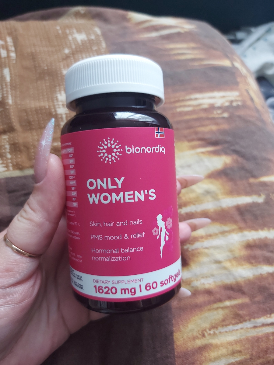 Фото покупателя №368 из 401: Витамины для женщин Only Womens bionordiq 1020 мг 60 капсул, женское здоровье, для красоты и здоровья,, отзыв на 5 из 5, Ozon, 24 июня 2024
