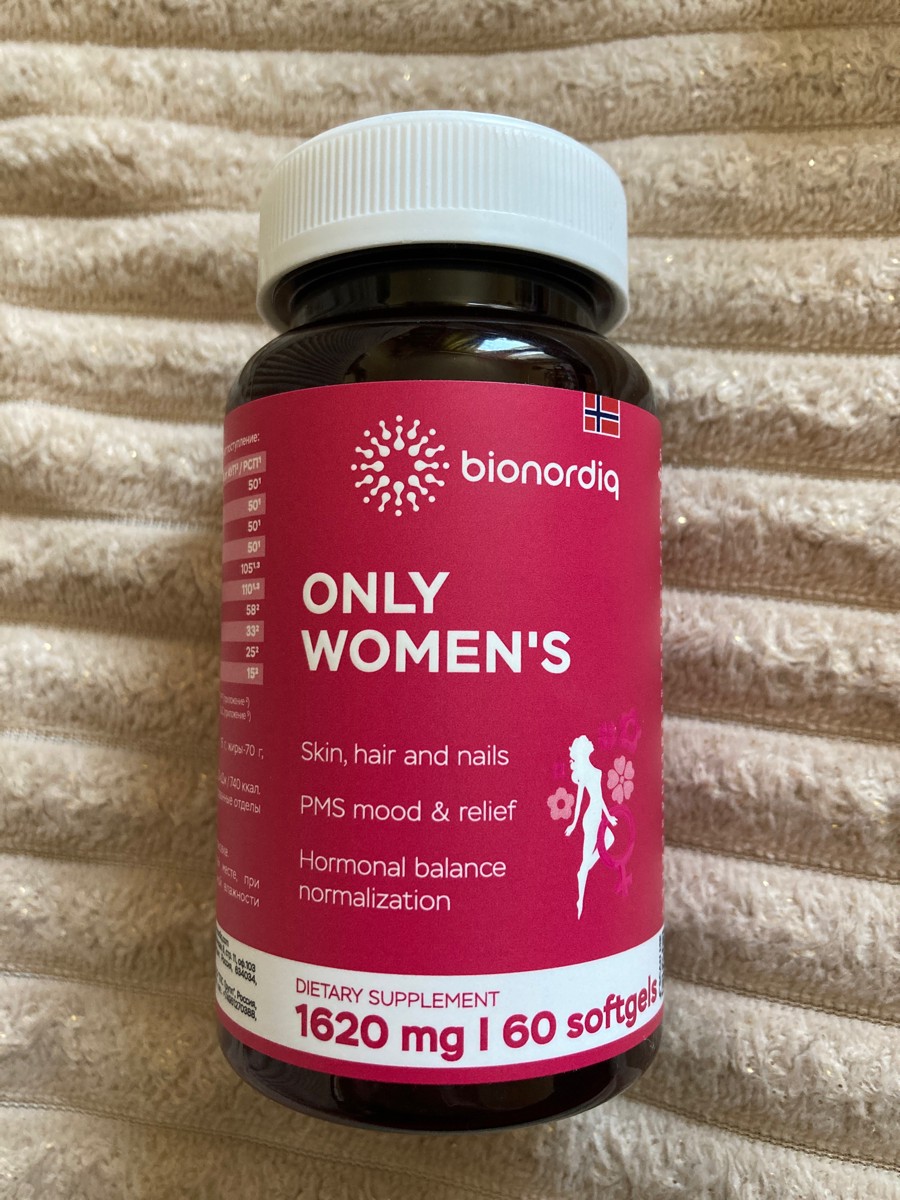 Фото покупателя №340 из 401: Витамины для женщин Only Womens bionordiq 1020 мг 60 капсул, женское здоровье, для красоты и здоровья,, отзыв на 5 из 5, Ozon, 29 июня 2024