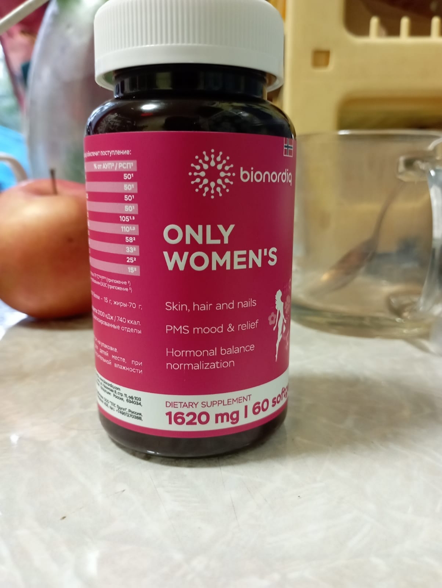 Фото покупателя №281 из 401: Витамины для женщин Only Womens bionordiq 1020 мг 60 капсул, женское здоровье, для красоты и здоровья,, отзыв на 5 из 5, Ozon, 6 июля 2024