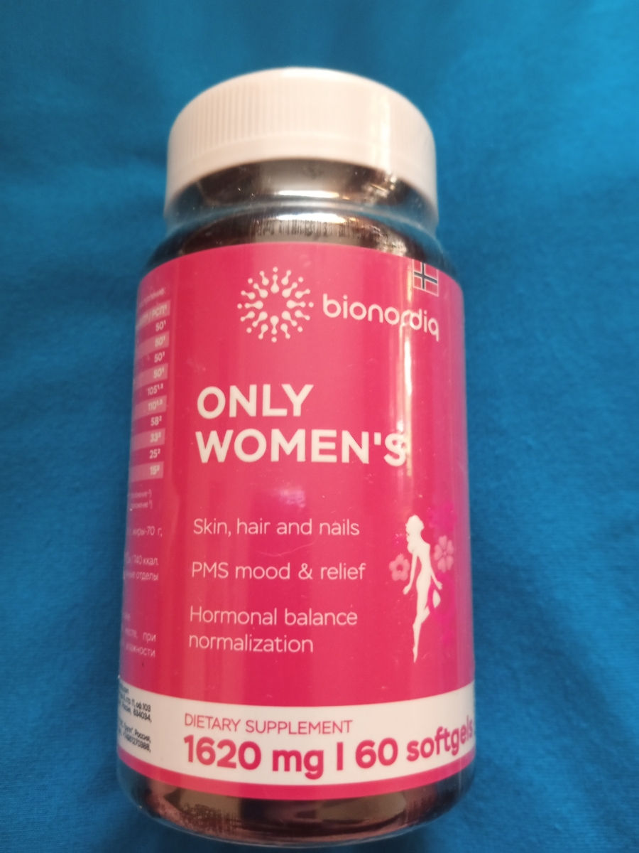 Фото покупателя №275 из 401: Витамины для женщин Only Womens bionordiq 1020 мг 60 капсул, женское здоровье, для красоты и здоровья,, отзыв на 5 из 5, Ozon, 7 июля 2024