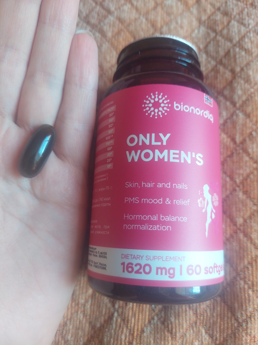 Фото покупателя №273 из 401: Витамины для женщин Only Womens bionordiq 1020 мг 60 капсул, женское здоровье, для красоты и здоровья,, отзыв на 5 из 5, Ozon, 7 июля 2024
