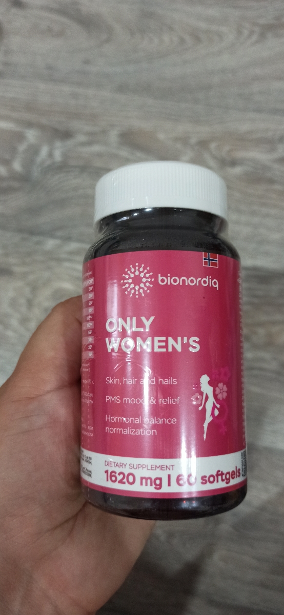 Фото покупателя №260 из 401: Витамины для женщин Only Womens bionordiq 1020 мг 60 капсул, женское здоровье, для красоты и здоровья,, отзыв на 5 из 5, Ozon, 7 июля 2024