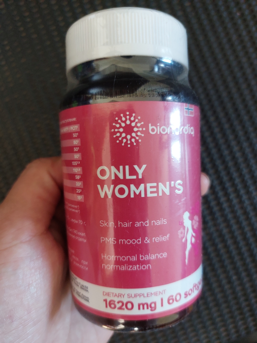 Фото покупателя №238 из 401: Витамины для женщин Only Womens bionordiq 1020 мг 60 капсул, женское здоровье, для красоты и здоровья,, отзыв на 5 из 5, Ozon, 8 июля 2024
