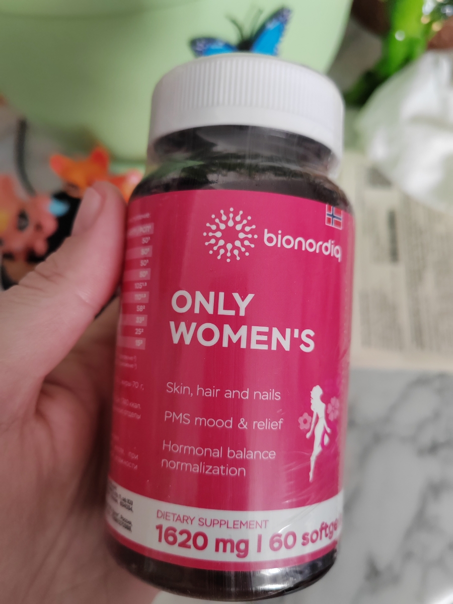 Фото покупателя №230 из 401: Витамины для женщин Only Womens bionordiq 1020 мг 60 капсул, женское здоровье, для красоты и здоровья,, отзыв на 5 из 5, Ozon, 8 июля 2024