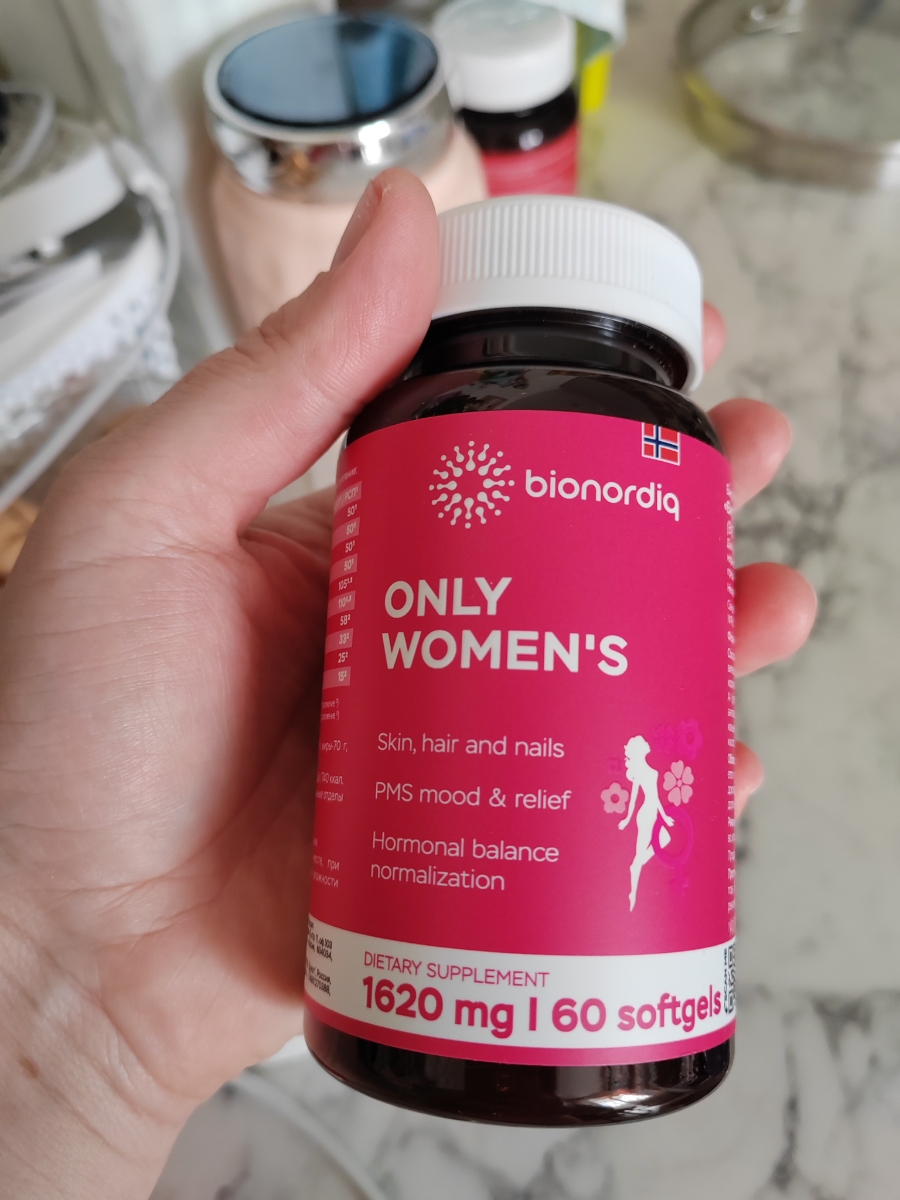 Фото покупателя №231 из 401: Витамины для женщин Only Womens bionordiq 1020 мг 60 капсул, женское здоровье, для красоты и здоровья,, отзыв на 5 из 5, Ozon, 8 июля 2024