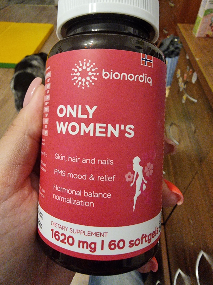 Фото покупателя №225 из 401: Витамины для женщин Only Womens bionordiq 1020 мг 60 капсул, женское здоровье, для красоты и здоровья,, отзыв на 5 из 5, Ozon, 8 июля 2024