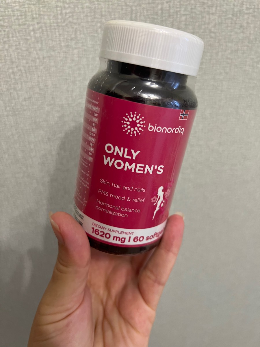 Фото покупателя №178 из 401: Витамины для женщин Only Womens bionordiq 1020 мг 60 капсул, женское здоровье, для красоты и здоровья,, отзыв на 4 из 5, Ozon, 10 июля 2024