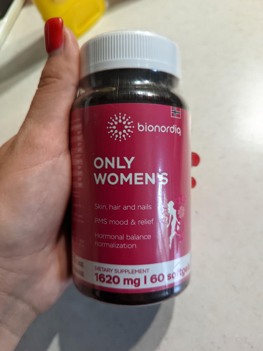 Фото покупателя №161 из 401: Витамины для женщин Only Womens bionordiq 1020 мг 60 капсул, женское здоровье, для красоты и здоровья,, отзыв на 5 из 5, Ozon, 11 июля 2024