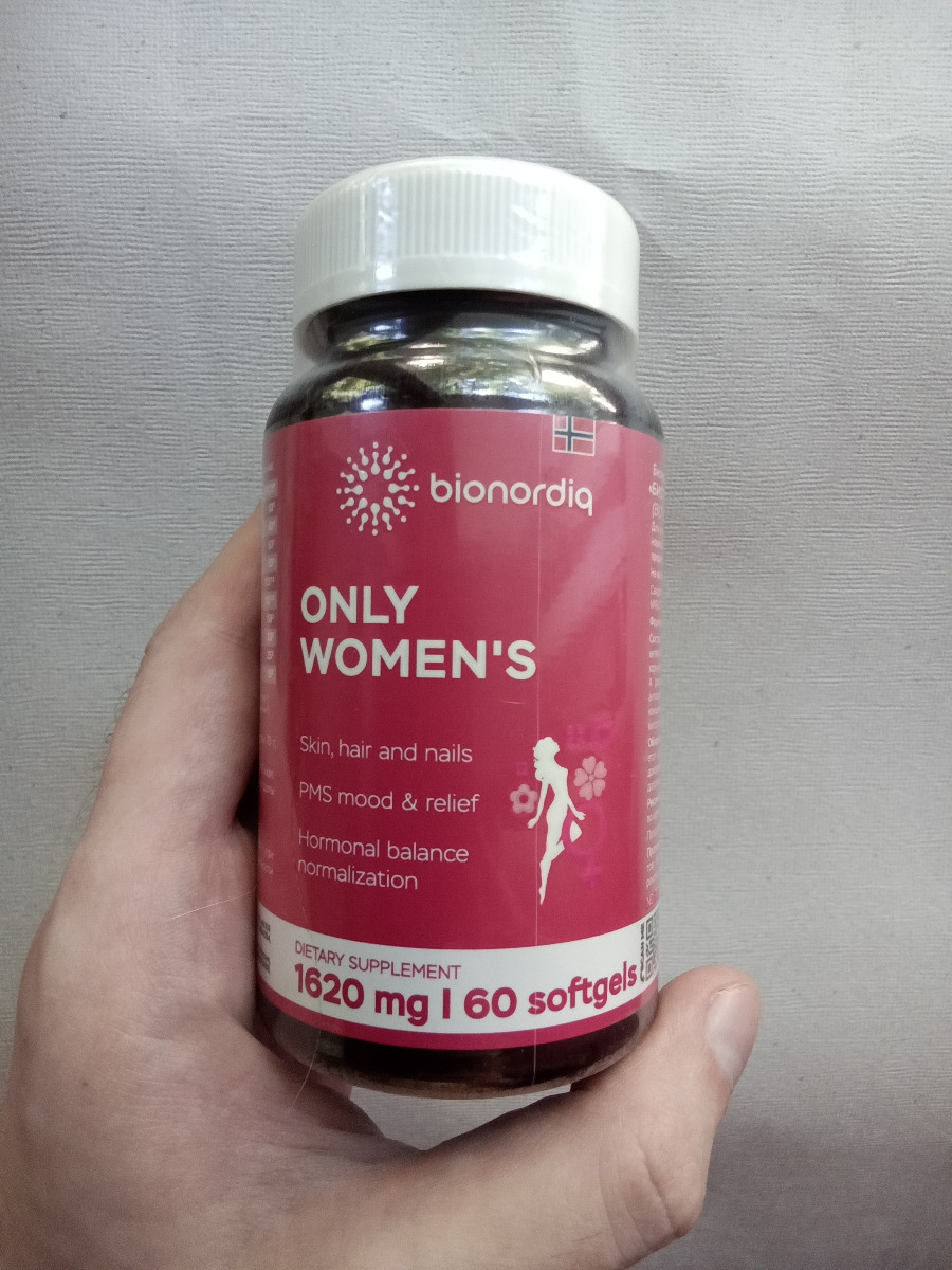 Фото покупателя №158 из 401: Витамины для женщин Only Womens bionordiq 1020 мг 60 капсул, женское здоровье, для красоты и здоровья,, отзыв на 5 из 5, Ozon, 11 июля 2024