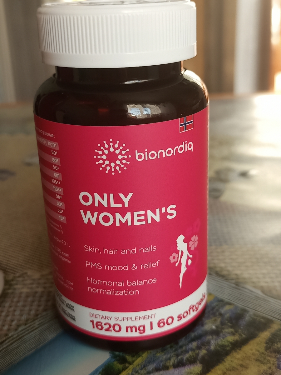 Фото покупателя №153 из 401: Витамины для женщин Only Womens bionordiq 1020 мг 60 капсул, женское здоровье, для красоты и здоровья,, отзыв на 5 из 5, Ozon, 11 июля 2024