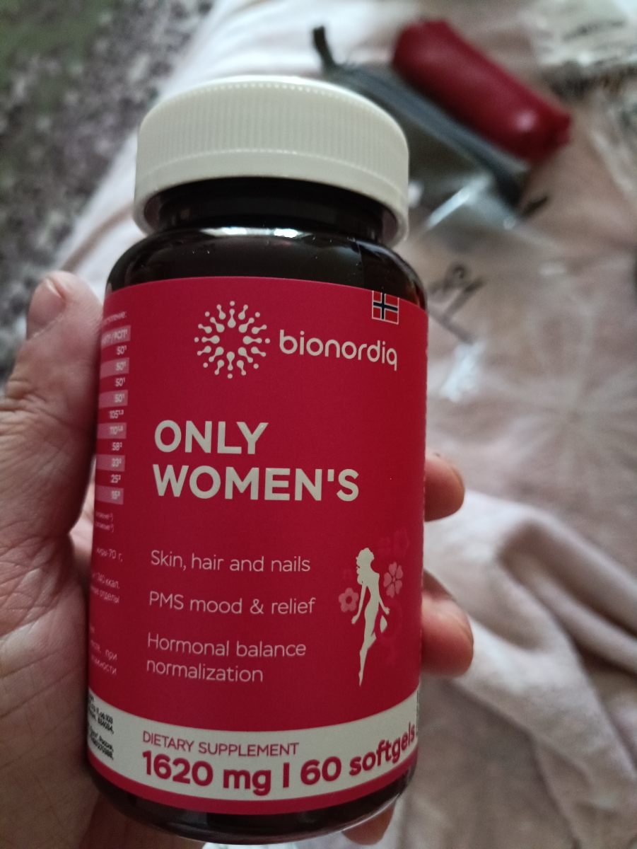 Фото покупателя №143 из 401: Витамины для женщин Only Womens bionordiq 1020 мг 60 капсул, женское здоровье, для красоты и здоровья,, отзыв на 5 из 5, Ozon, 11 июля 2024