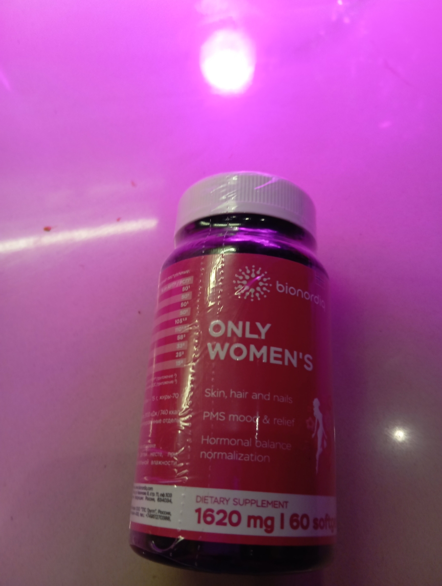 Фото покупателя №137 из 401: Витамины для женщин Only Womens bionordiq 1020 мг 60 капсул, женское здоровье, для красоты и здоровья,, отзыв на 5 из 5, Ozon, 12 июля 2024