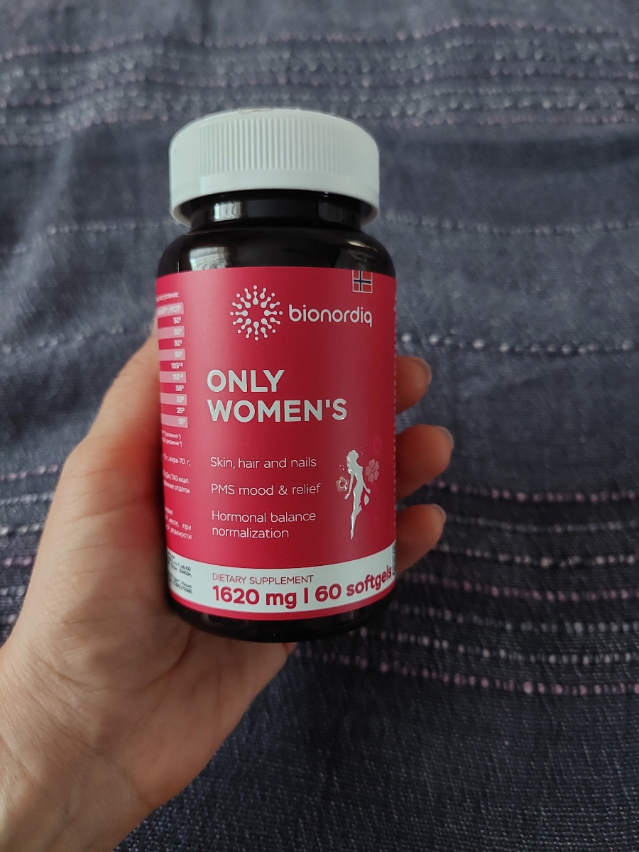 Фото покупателя №114 из 401: Витамины для женщин Only Womens bionordiq 1020 мг 60 капсул, женское здоровье, для красоты и здоровья,, отзыв на 5 из 5, Ozon, 13 июля 2024