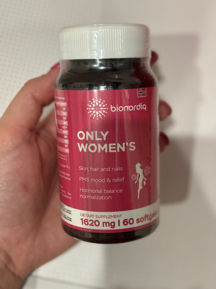 Фото покупателя №107 из 401: Витамины для женщин Only Womens bionordiq 1020 мг 60 капсул, женское здоровье, для красоты и здоровья,, отзыв на 5 из 5, Ozon, 13 июля 2024