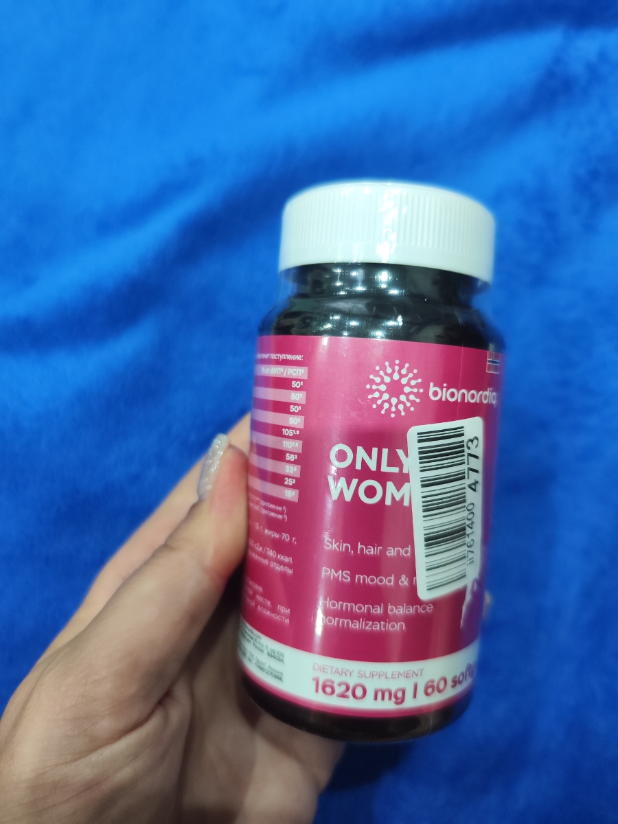 Фото покупателя №97 из 401: Витамины для женщин Only Womens bionordiq 1020 мг 60 капсул, женское здоровье, для красоты и здоровья,, отзыв на 5 из 5, Ozon, 14 июля 2024
