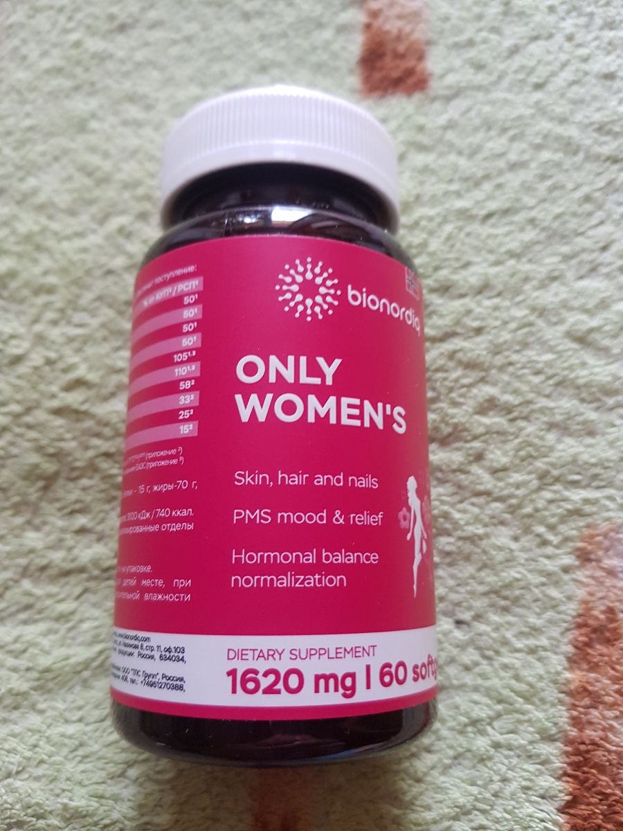 Фото покупателя №90 из 401: Витамины для женщин Only Womens bionordiq 1020 мг 60 капсул, женское здоровье, для красоты и здоровья,, отзыв на 5 из 5, Ozon, 15 июля 2024