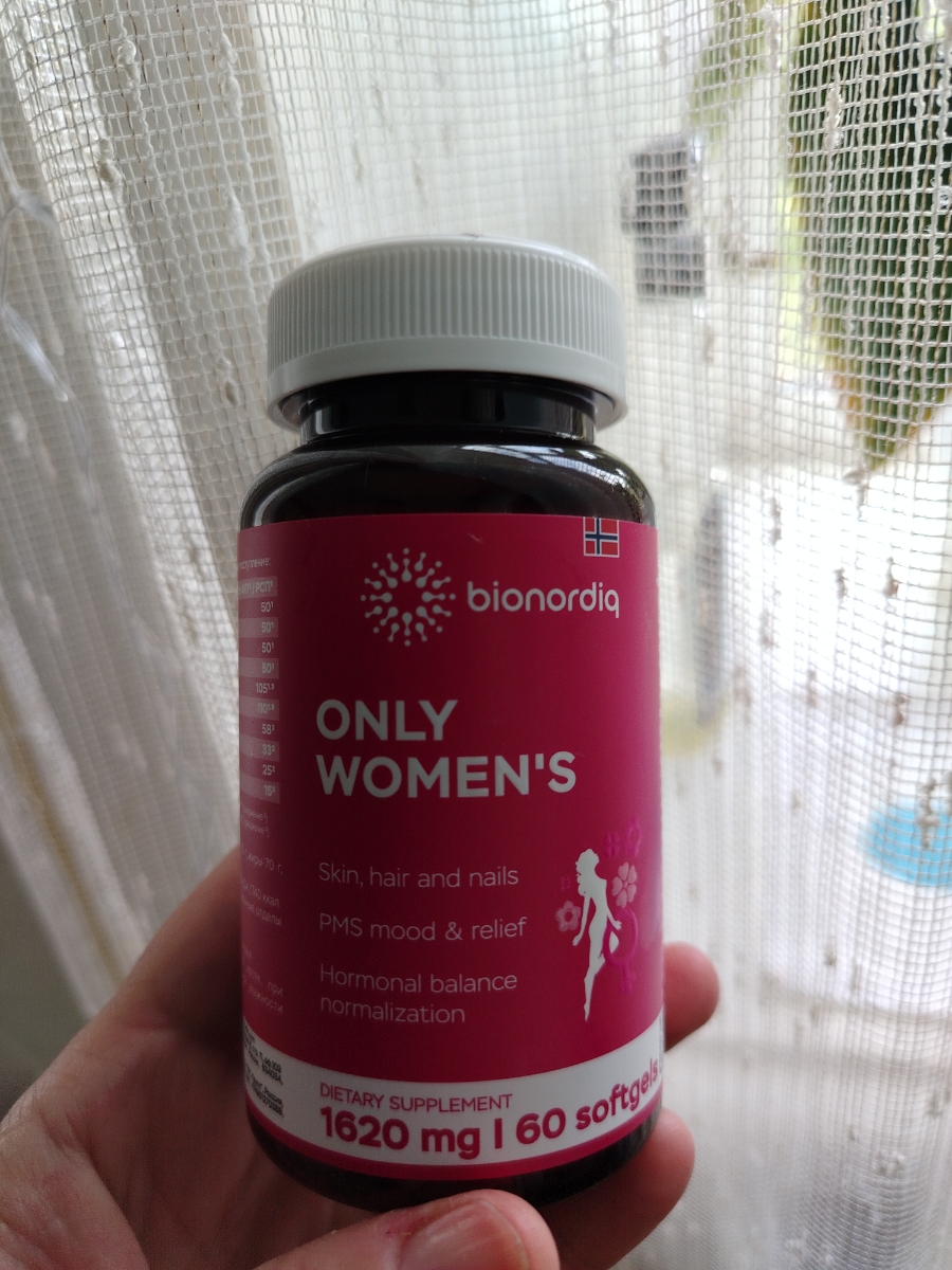 Фото покупателя №53 из 401: Витамины для женщин Only Womens bionordiq 1020 мг 60 капсул, женское здоровье, для красоты и здоровья,, отзыв на 5 из 5, Ozon, 22 июля 2024
