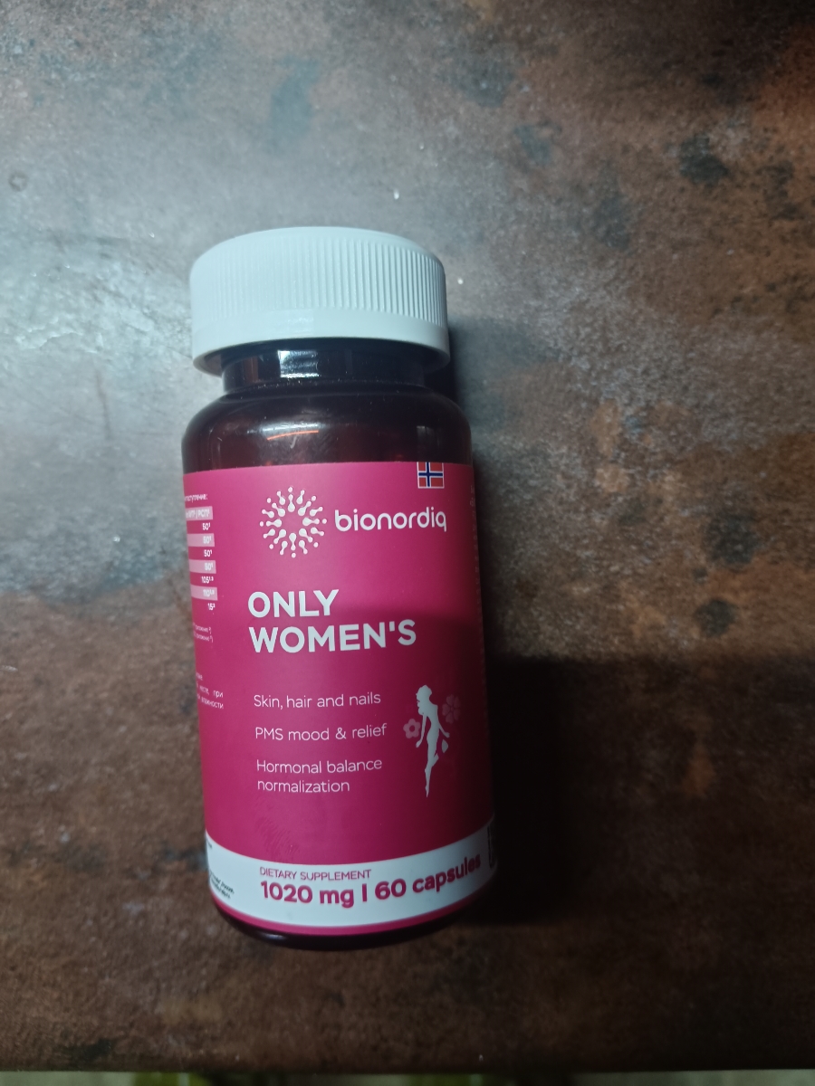 Фото покупателя №5 из 401: Витамины для женщин Only Womens bionordiq 1020 мг 60 капсул, женское здоровье, для красоты и здоровья,, отзыв на 5 из 5, Ozon, 5 января 2026