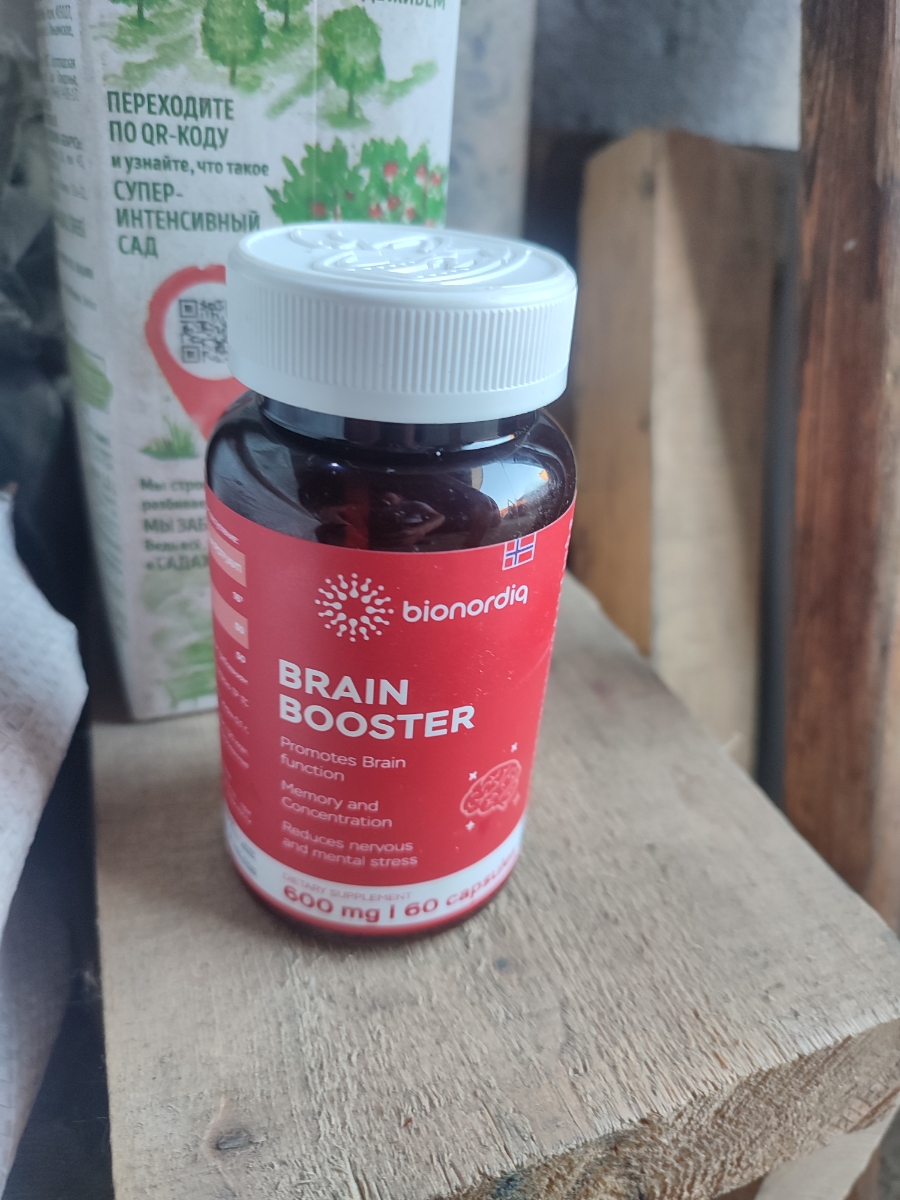 Фото покупателя №806 из 814: Витаминный комплекс для мозга и памяти Brain Booster bionordiq 600 мг 60 капсул, ноотроп, для концентрации, витамины для мозга, для учёбы и работы, БАД, для иммунитета, для здоровья, для профилактики, отзыв на 4 из 5, Ozon, 23 июня 2024