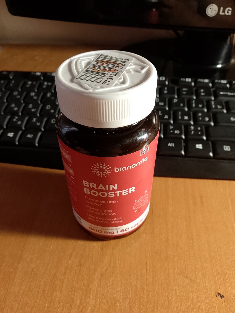 Фото покупателя №798 из 814: Витаминный комплекс для мозга и памяти Brain Booster bionordiq 600 мг 60 капсул, ноотроп, для концентрации, витамины для мозга, для учёбы и работы, БАД, для иммунитета, для здоровья, для профилактики, отзыв на 5 из 5, Ozon, 24 июня 2024