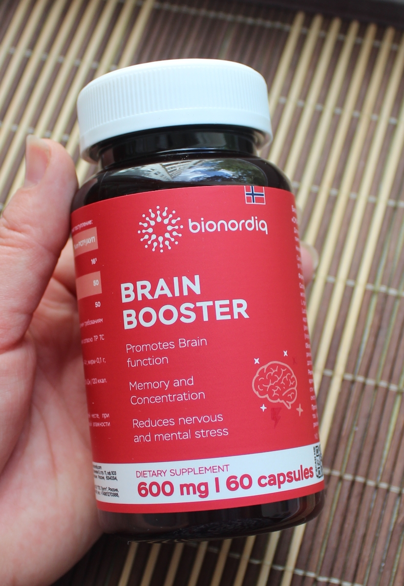 Фото покупателя №784 из 814: Витаминный комплекс для мозга и памяти Brain Booster bionordiq 600 мг 60 капсул, ноотроп, для концентрации, витамины для мозга, для учёбы и работы, БАД, для иммунитета, для здоровья, для профилактики, отзыв на 5 из 5, Ozon, 26 июня 2024