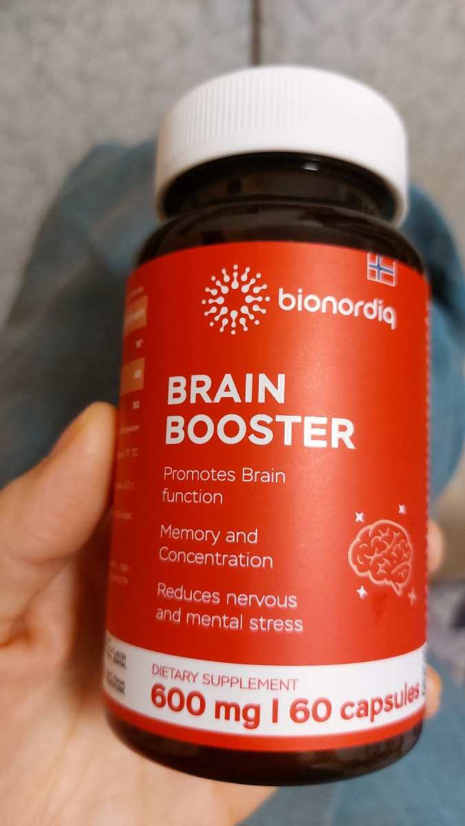 Фото покупателя №782 из 814: Витаминный комплекс для мозга и памяти Brain Booster bionordiq 600 мг 60 капсул, ноотроп, для концентрации, витамины для мозга, для учёбы и работы, БАД, для иммунитета, для здоровья, для профилактики, отзыв на 5 из 5, Ozon, 27 июня 2024