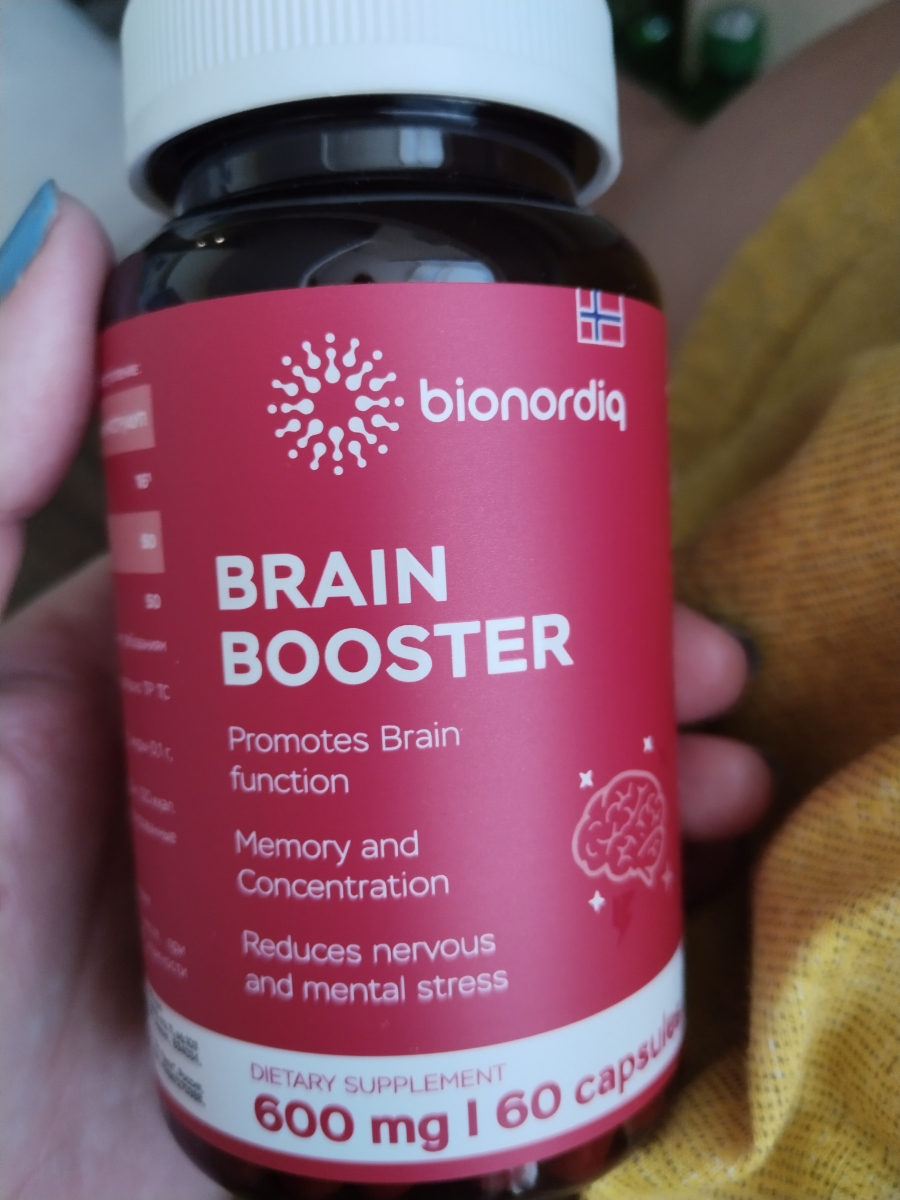 Фото покупателя №778 из 814: Витаминный комплекс для мозга и памяти Brain Booster bionordiq 600 мг 60 капсул, ноотроп, для концентрации, витамины для мозга, для учёбы и работы, БАД, для иммунитета, для здоровья, для профилактики, отзыв на 5 из 5, Ozon, 27 июня 2024