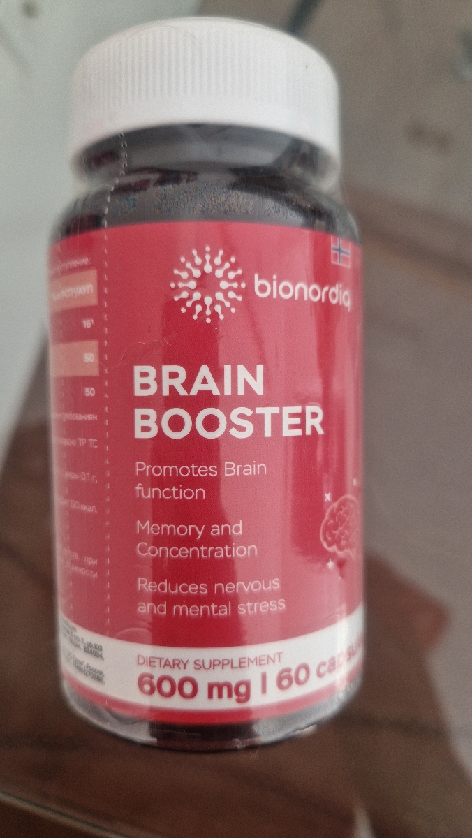 Фото покупателя №775 из 814: Витаминный комплекс для мозга и памяти Brain Booster bionordiq 600 мг 60 капсул, ноотроп, для концентрации, витамины для мозга, для учёбы и работы, БАД, для иммунитета, для здоровья, для профилактики, отзыв на 5 из 5, Ozon, 28 июня 2024