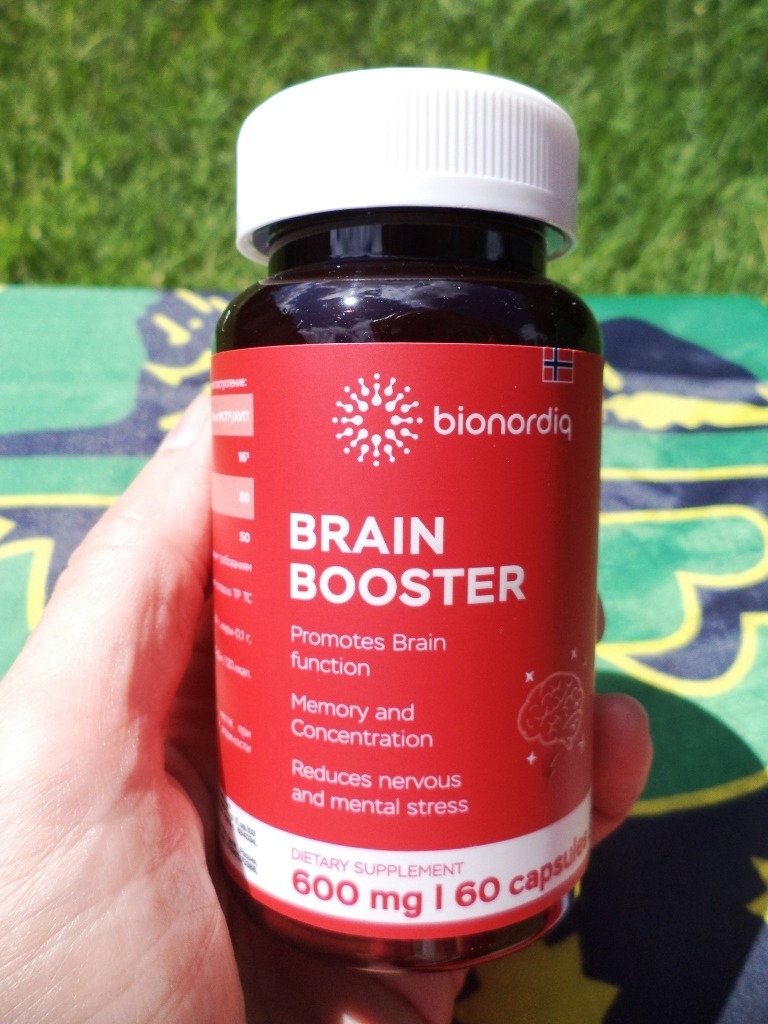 Фото покупателя №765 из 814: Витаминный комплекс для мозга и памяти Brain Booster bionordiq 600 мг 60 капсул, ноотроп, для концентрации, витамины для мозга, для учёбы и работы, БАД, для иммунитета, для здоровья, для профилактики, отзыв на 5 из 5, Ozon, 29 июня 2024