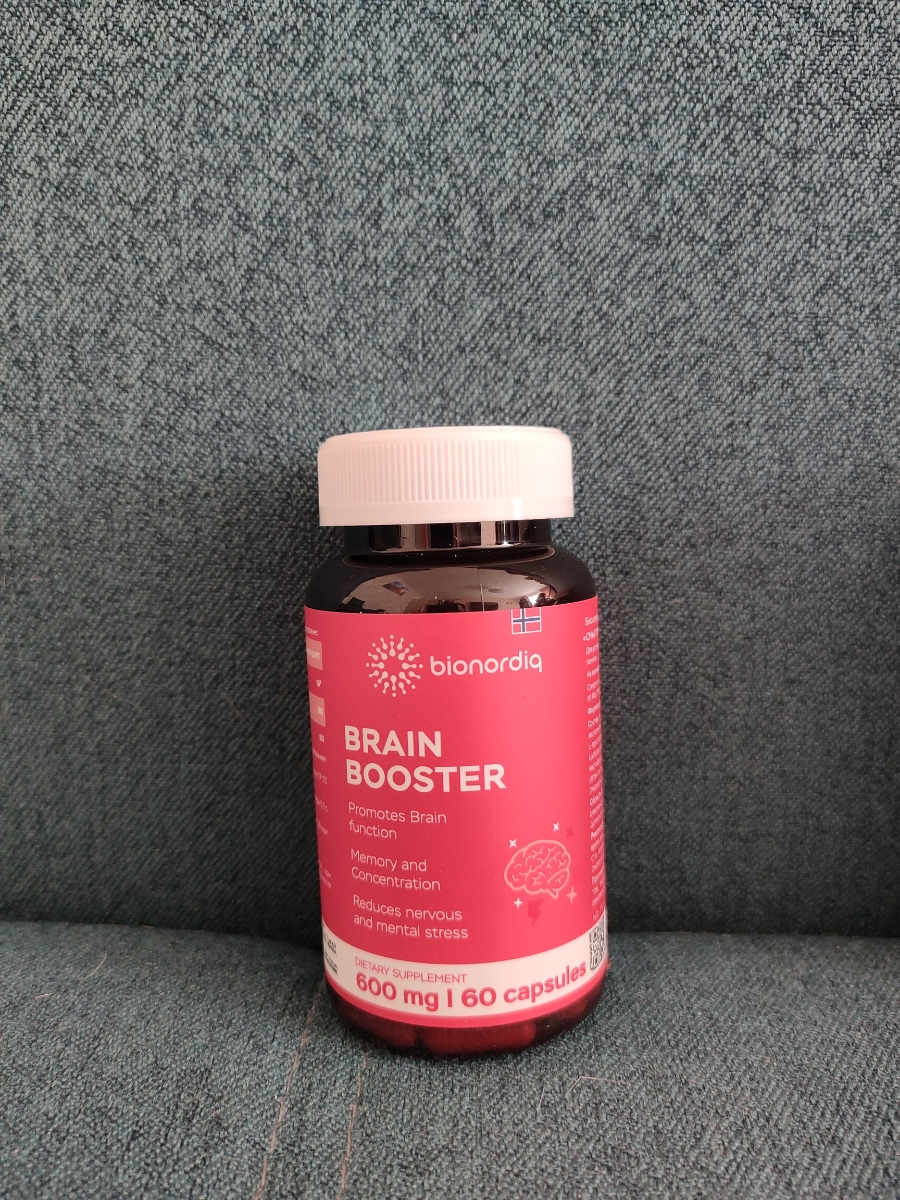 Фото покупателя №760 из 814: Витаминный комплекс для мозга и памяти Brain Booster bionordiq 600 мг 60 капсул, ноотроп, для концентрации, витамины для мозга, для учёбы и работы, БАД, для иммунитета, для здоровья, для профилактики, отзыв на 5 из 5, Ozon, 29 июня 2024