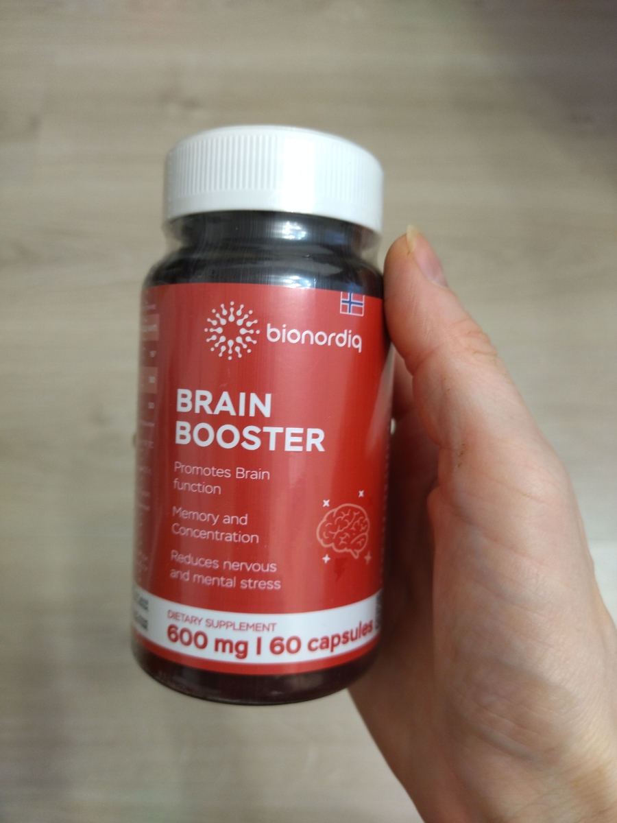 Фото покупателя №754 из 814: Витаминный комплекс для мозга и памяти Brain Booster bionordiq 600 мг 60 капсул, ноотроп, для концентрации, витамины для мозга, для учёбы и работы, БАД, для иммунитета, для здоровья, для профилактики, отзыв на 5 из 5, Ozon, 29 июня 2024
